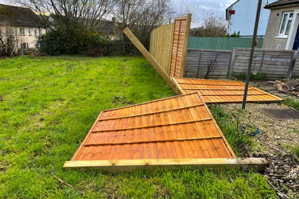 Weak Fence Panels - Strengthen Them Before Storm Damage